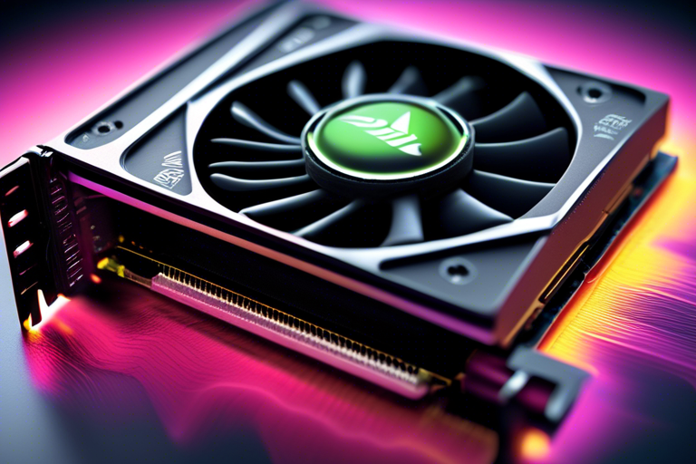 AI generated image of a graphic card